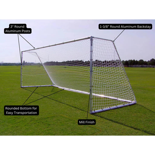 PEVO Economy Series Soccer Goal - 6.5x18.5