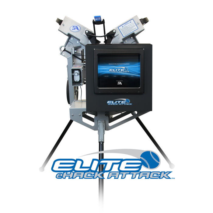 Elite eHack Attack Baseball Pitching Machine, 90V