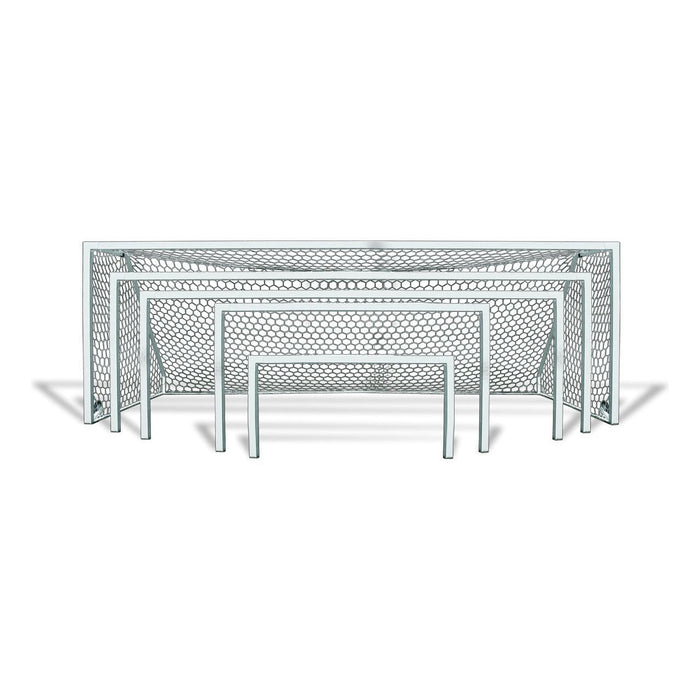 Golden Goal™ 44 Square Aluminum Portable Soccer Goal (Set of 2)