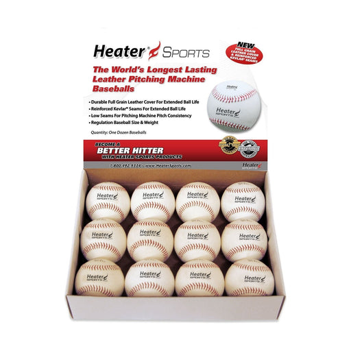 Fireballs Leather Pitching Machine Baseballs