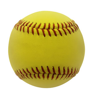 Kevlar Softball Leather, Yellow 12", Dozen