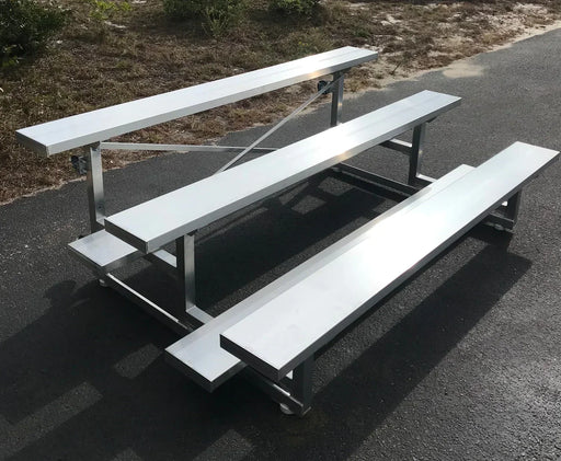 PEVO Tip-N-Roll 3 Row Bleacher - 15'