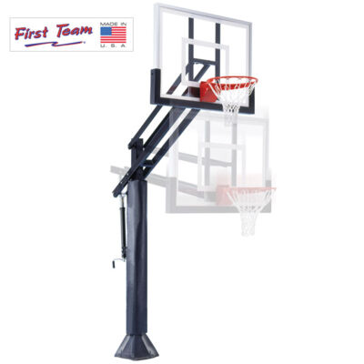 Attack™ In Ground Adjustable Basketball Goal