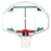 Bison 39" x 54" Extended Life Competition Fan-Shaped Glass Backboard BA44XL