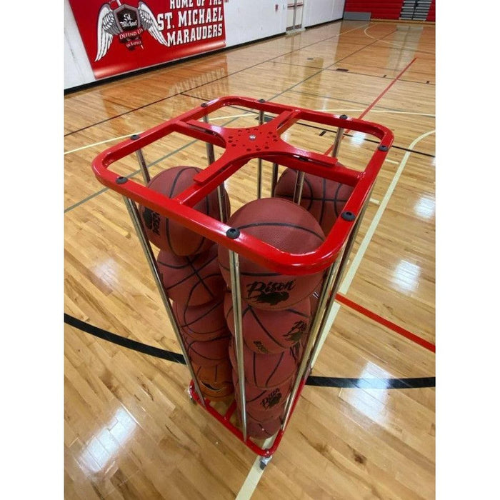 Bison SpaceSaver Lockable Vertical Ball Cart (24 Balls) BA245V