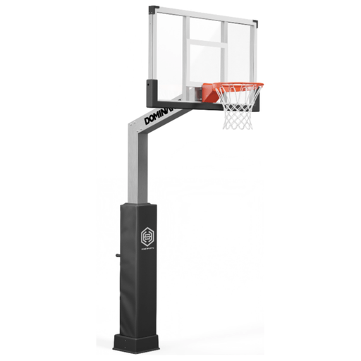 Dominator 60" Glass Backboard Adjustable Hoop 603-aa