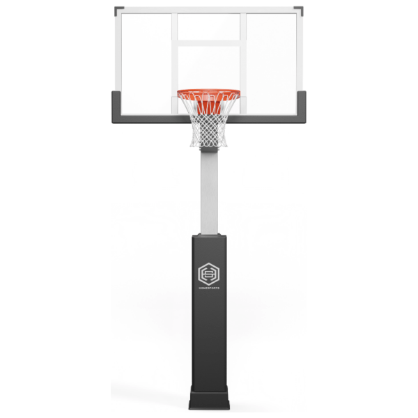 Dominator 60" Glass Backboard Adjustable Hoop 603-aa