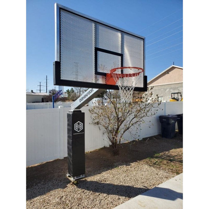 Dominator Pro 72" Aluminum Shatter-Proof Backboard Adjustable Hoop 724-apa