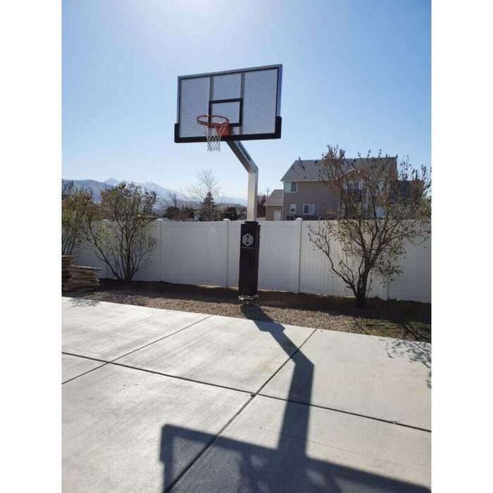 Dominator Pro 72" Aluminum Shatter-Proof Backboard Adjustable Hoop 724-apa