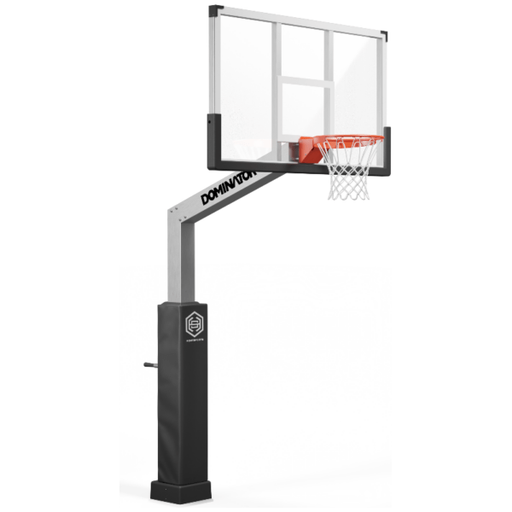 Dominator 72" Glass Backboard Adjustable Hoop 724-aa