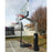 Dominator 72" Glass Backboard Adjustable Hoop 724-aa