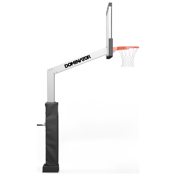 Dominator 72" Glass Backboard Adjustable Hoop 724-aa