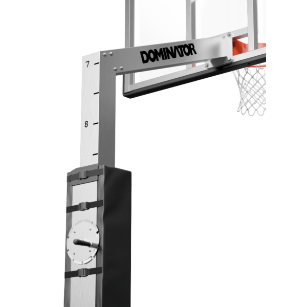 Dominator 72" Glass Backboard Adjustable Hoop 724-aa