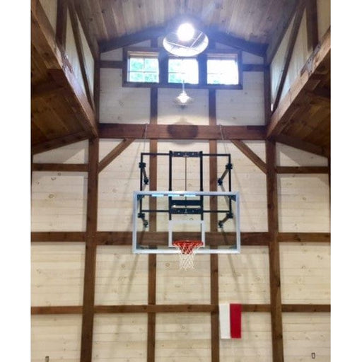 Gared 42” X 72” Stationary Basketball Wall Mounted Package w/ Electric Height Adjuster