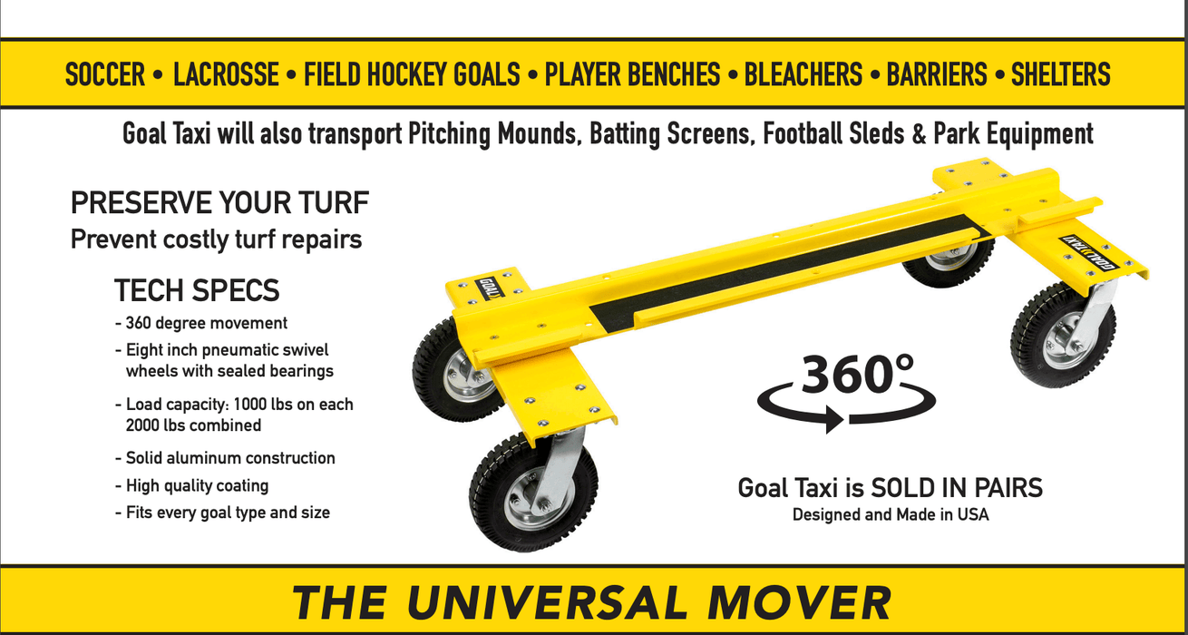 Goal Taxi Universal Wheel Kit Goal Mover