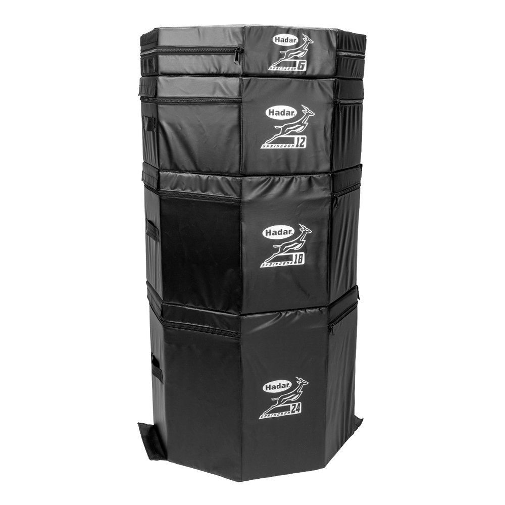 Hadar Athletic Soft Octagon Plyometric Boxes (Set Of 4) SPG4SETO