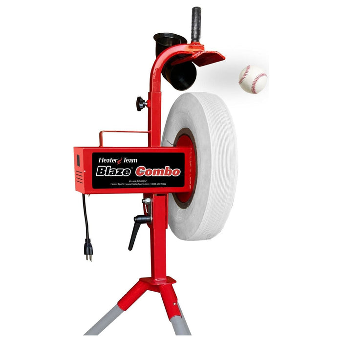 Heater Blaze Combo Heavy Duty Pitching Machine With 1 Yr. Warranty BPM599C