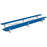 Jaypro Bleacher - 15 ft. (2 Row - Double Foot Plank) - Tip & Roll (Indoor) (Powder Coated) BLDP-2TRGPC