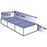 Jaypro High Jump Landing System (High School - Straight Front Design) TFHJ-SYHS