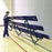 Jaypro Indoor Bleacher - 15 ft. (4 Row - Single Foot Plank) - Tip & Roll (Powder Coated) BLCH-4TRGPC