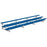 Jaypro Indoor Bleacher - 21 ft. (3 Row - Double Foot Plank) - Tip & Roll (Powder Coated) BLDP-321TRGPC