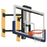 Jaypro Wall-Mounted Shooting Station (Indoor) 72 in. Glass Backboard w/ Height Adjuster WMWH