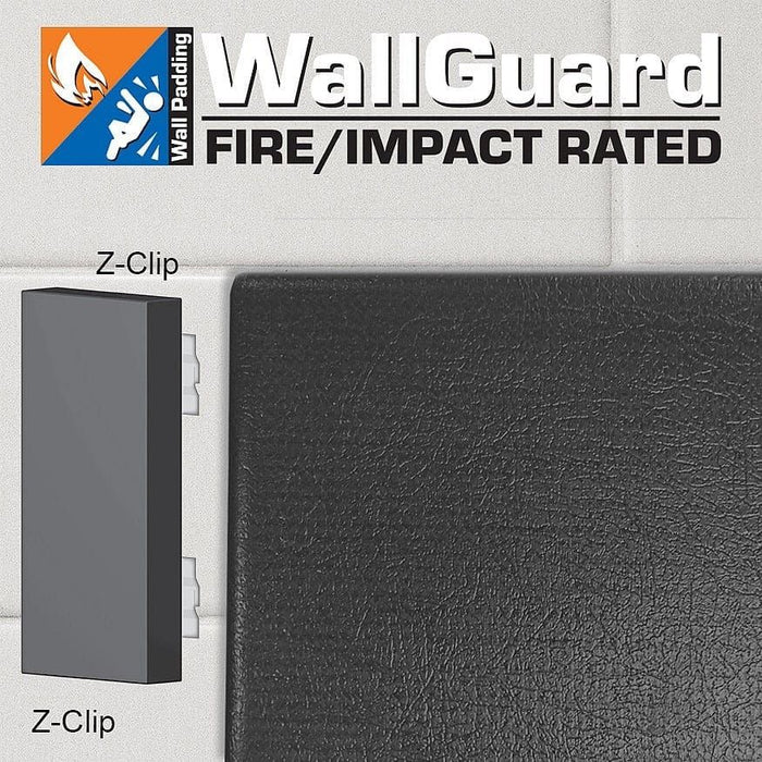 Jaypro Wall Padding WallGuard Fire/Impact Rated (2 ft. x 6 ft.) (Z-Clip Top & Bottom) JWP-AI-26ZZ