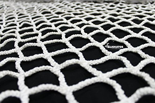 Gladiator Lacrosse 6mm Heavy Duty Professional Replacement Net “Square Corners” 6x6x7