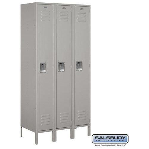 Salsbury 12" Wide Single Tier Standard Metal Locker 36" W x 78" H x 18" D (Unassembled)