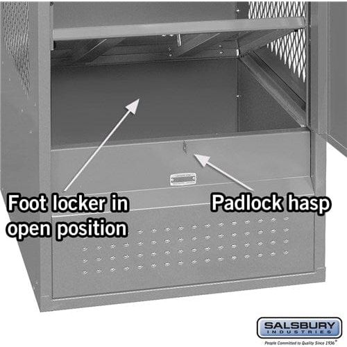 Salsbury 24" Wide Standard Gear Metal Locker 24" W x 72" H x 24" D (Unassembled)