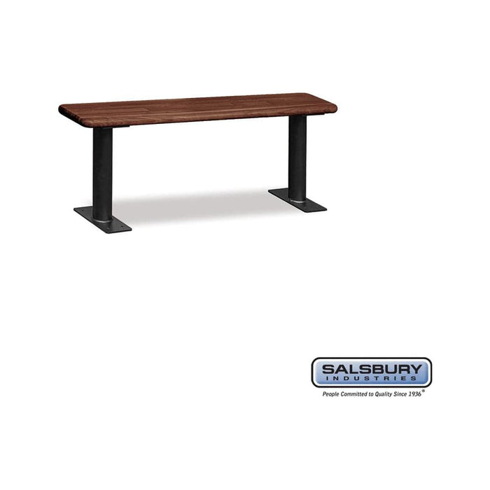 Salsbury Wood Locker Bench (Dark Finish)