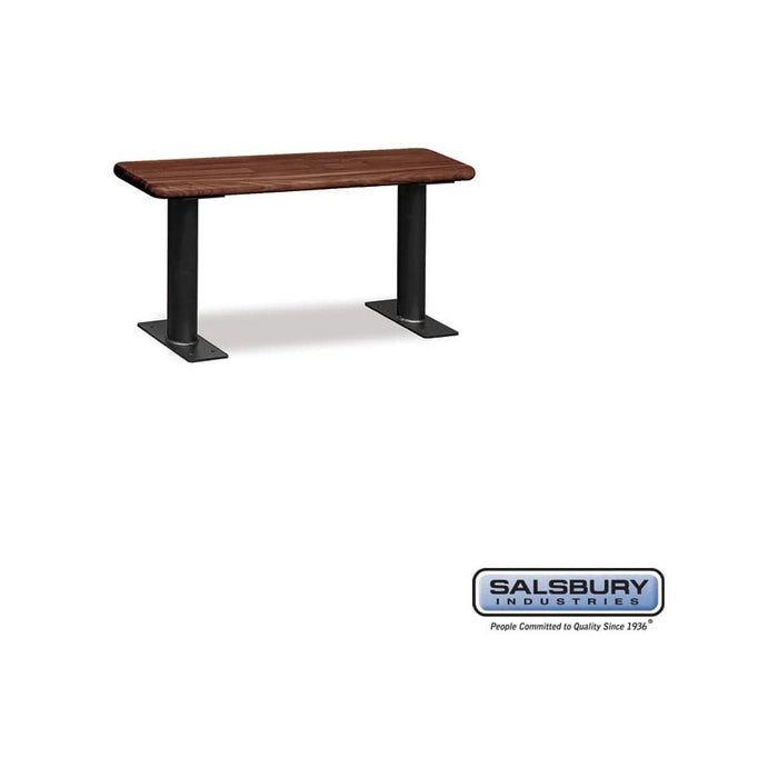 Salsbury Wood Locker Bench (Dark Finish)