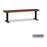 Salsbury Wood Locker Bench (Dark Finish)