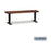 Salsbury Wood Locker Bench (Dark Finish)