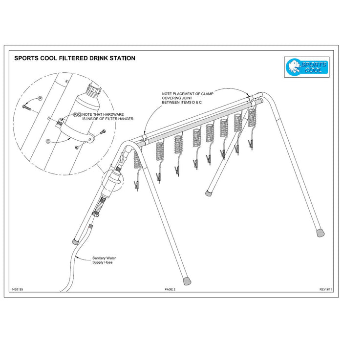 Sports Cool Filtered Drinking Station