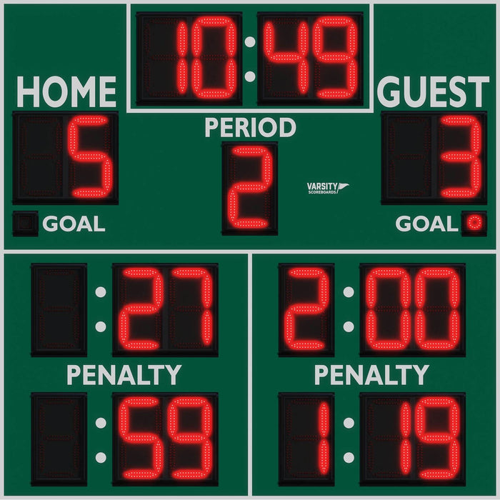 Varsity Scoreboards 1342 Hockey/Lacrosse Outdoor Scoreboard